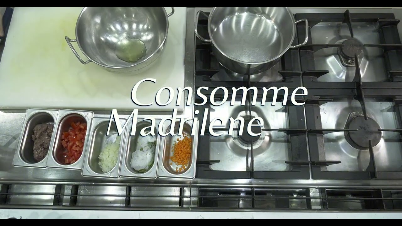 Consomme Technique / Gastronomy and Culinary Arts Department - Yeditepe University