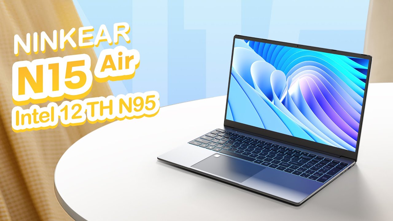 Ninkear N15 Air, Intel&reg; Processor N95 Laptop, 15.6'' FHD IPS,  16GB DDR4, 512GB SSD, Windows 11.