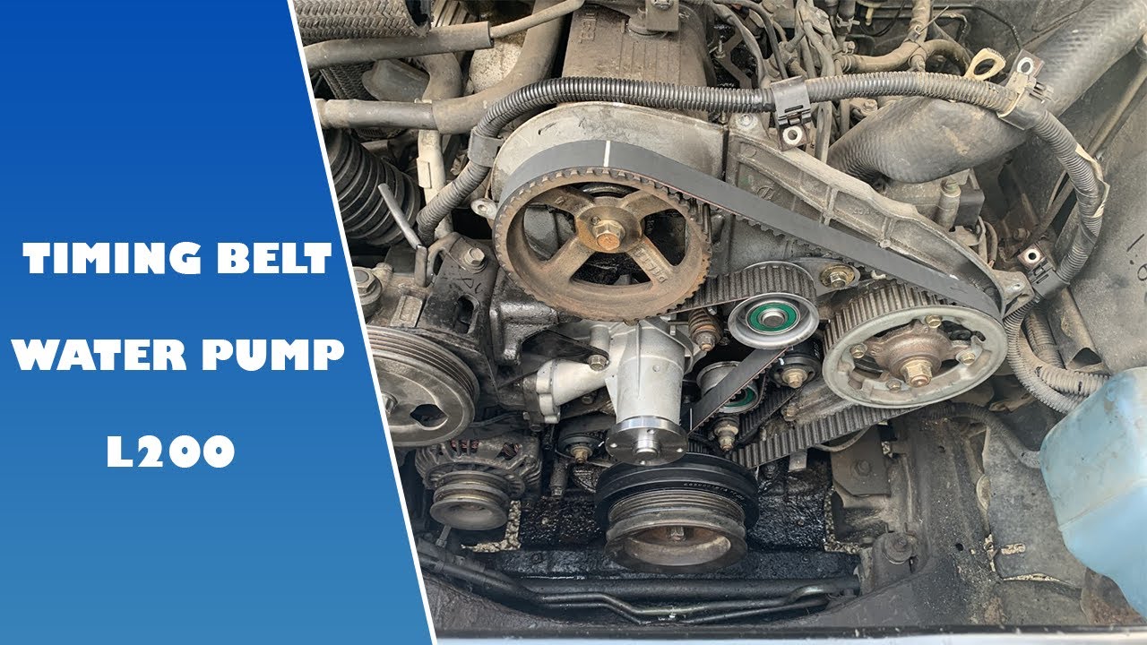 How To Change Timing Belt/Water Pump - L200 K74