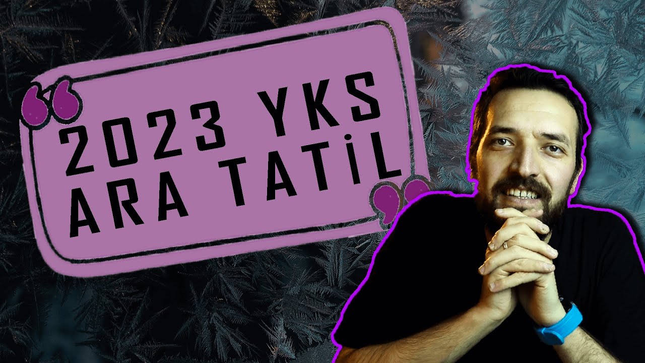 YKS 2023 TAYFA TATİL D&Ouml;NEMİ İ&Ccedil;İN &Ouml;NEMLİ TAVSİYELER! (2023 Tayfa Yardırıyor)