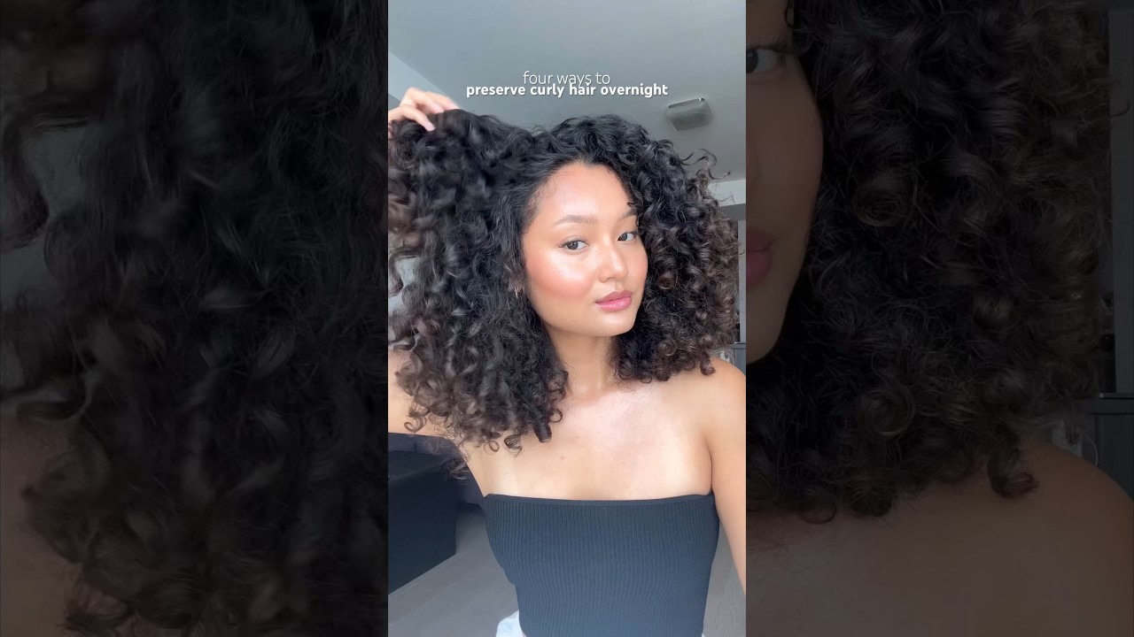 4 ways to protect curly hair at night #curlyhairtips