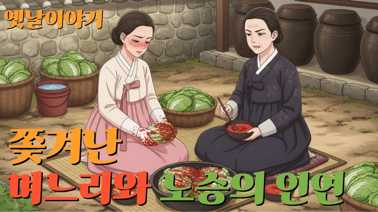 ⭐2.쫒겨난 며느리와 노승의인연 이야기 /설화/민담/야담/사연
