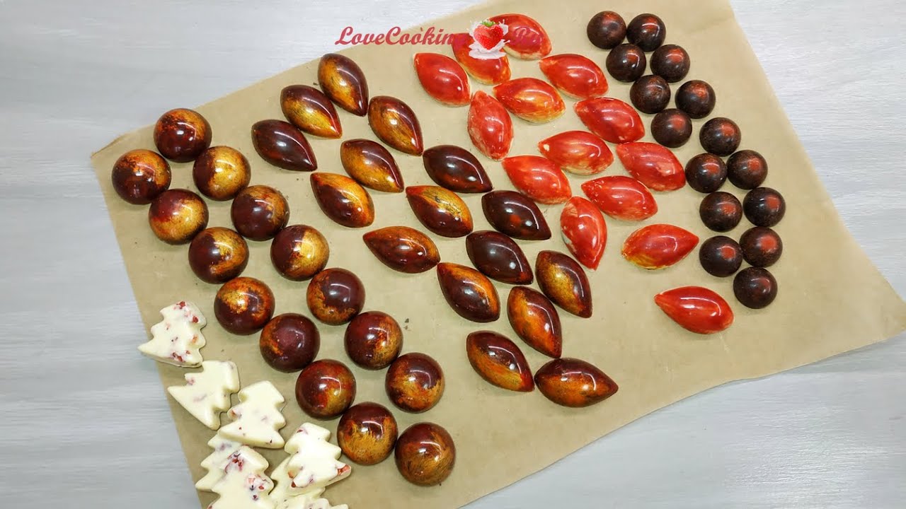 Шоколадные конфеты в домашних условиях | Корпусные конфеты + начинка | Bonbons | LoveCookingRu