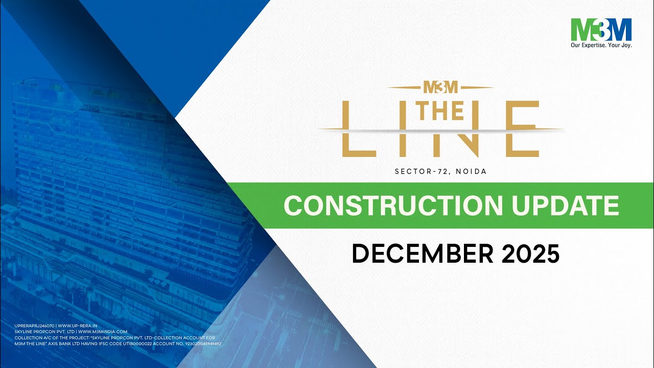 M3M The Line, Sec-72 Noida | Construction Update December 2025