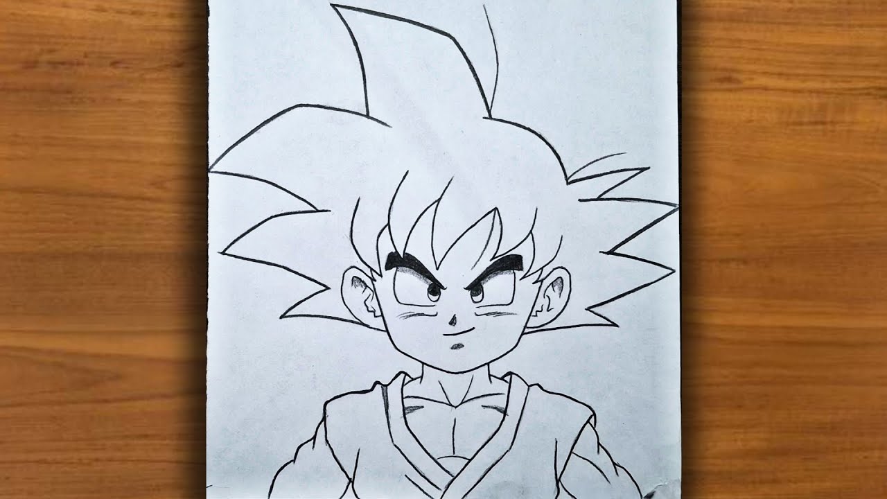 How to draw Goku full body | Goku Ultra Instinct step by step | easy tutorial