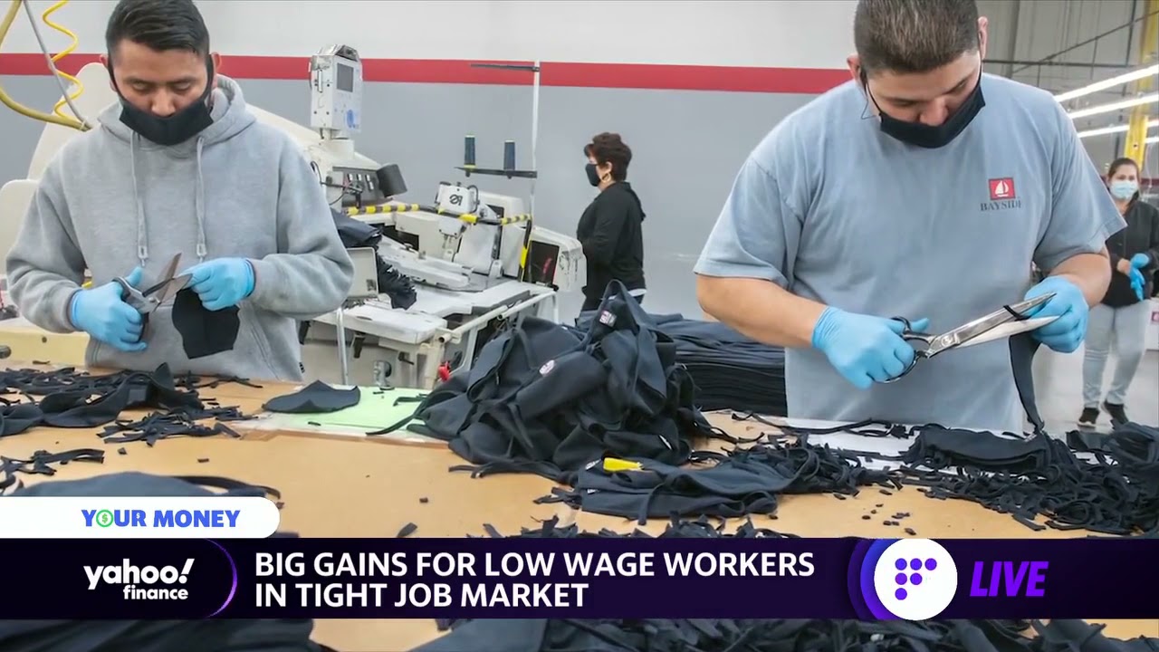 Low-wage workers are now 'getting the biggest wage increases'
