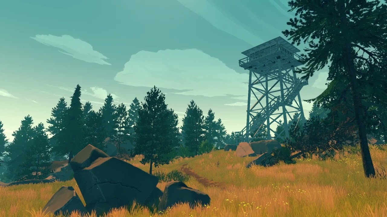 Firewatch Ambience - Two Forks Lookout Tower - Peaceful ambience for working & studying