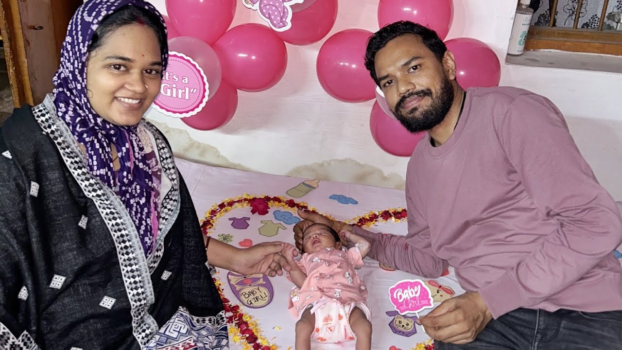 Welcome Home Ghar Ki Laxmi छोटी सी नन्हीं सी परी का स्वागत👶🏻♀️#welcomebaby #viral #betiyaan #laxmi