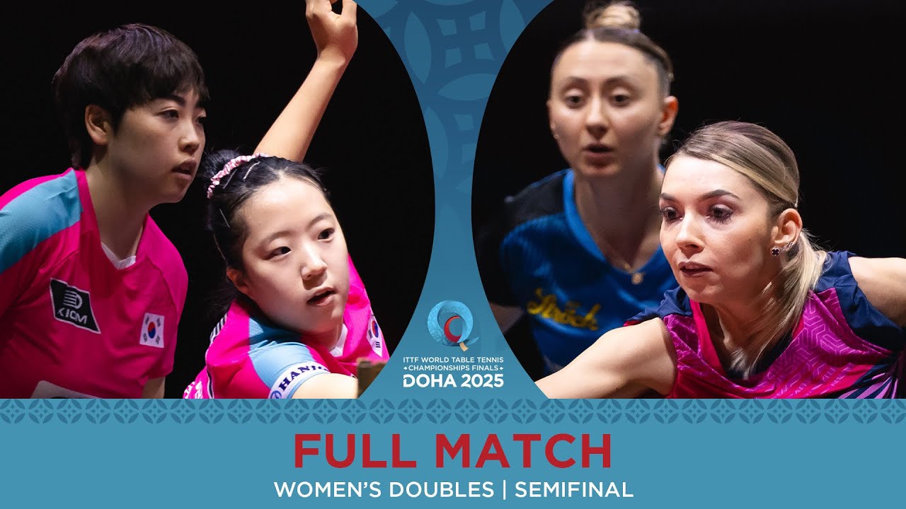 FULL MATCH | Shin/Ryu vs Polcanova/Szocs | WD SF | #ITTFWorlds2025