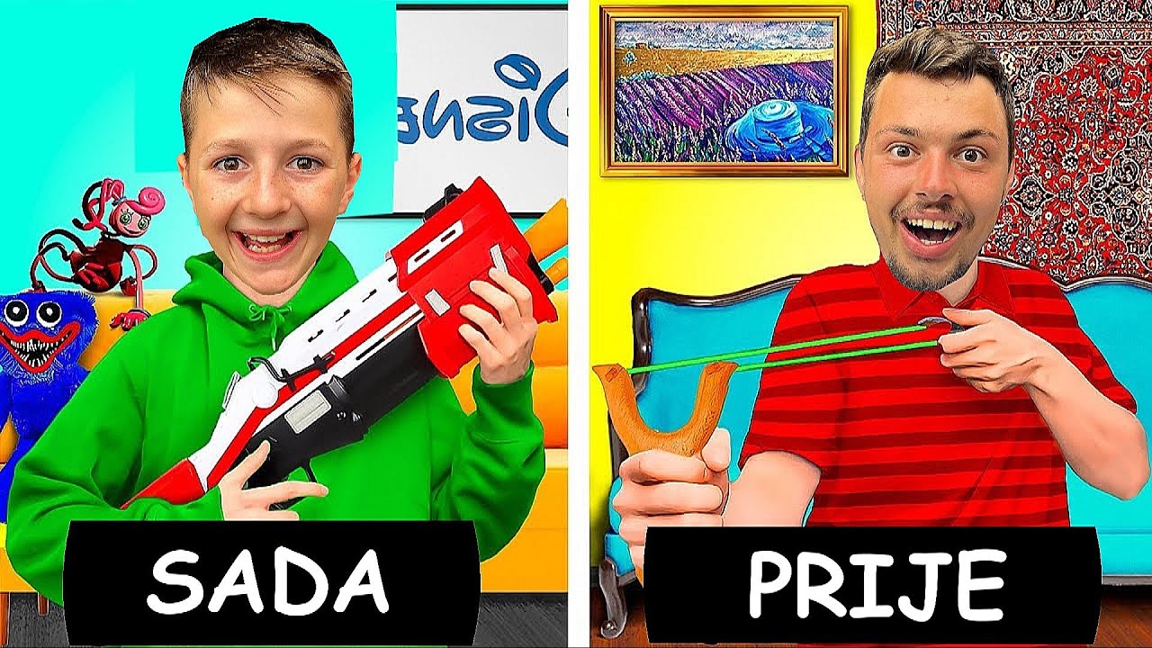 DJETINJSTVO PRIJE vs DJETINJSTVO SADA