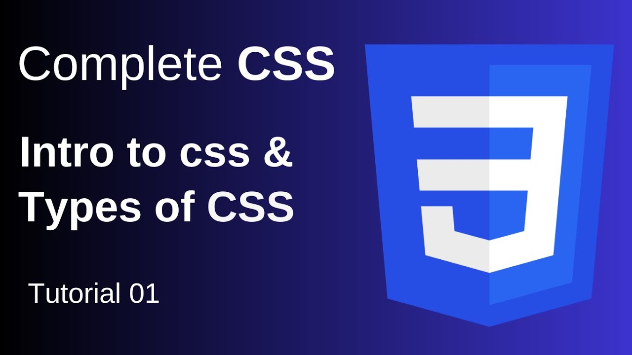 Introduction to CSS | Types of CSS | CSS for Beginners