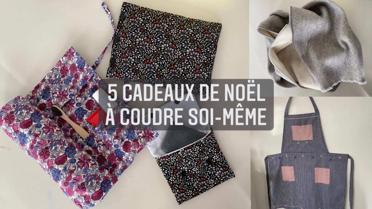 5 cadeaux de Noël à coudre soi-même / DIY Noël