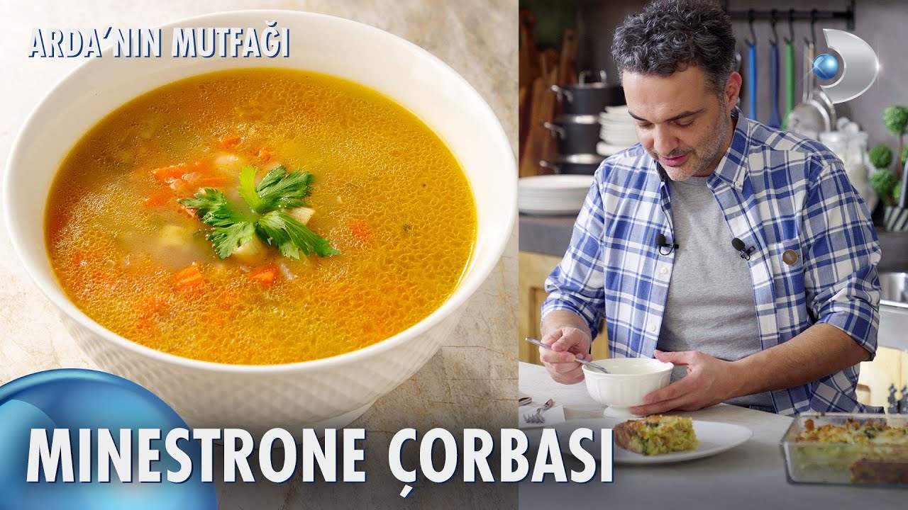 Minestrone Çorbası tarifi 🤩 | Arda'nın Mutfağı 167. Bölüm