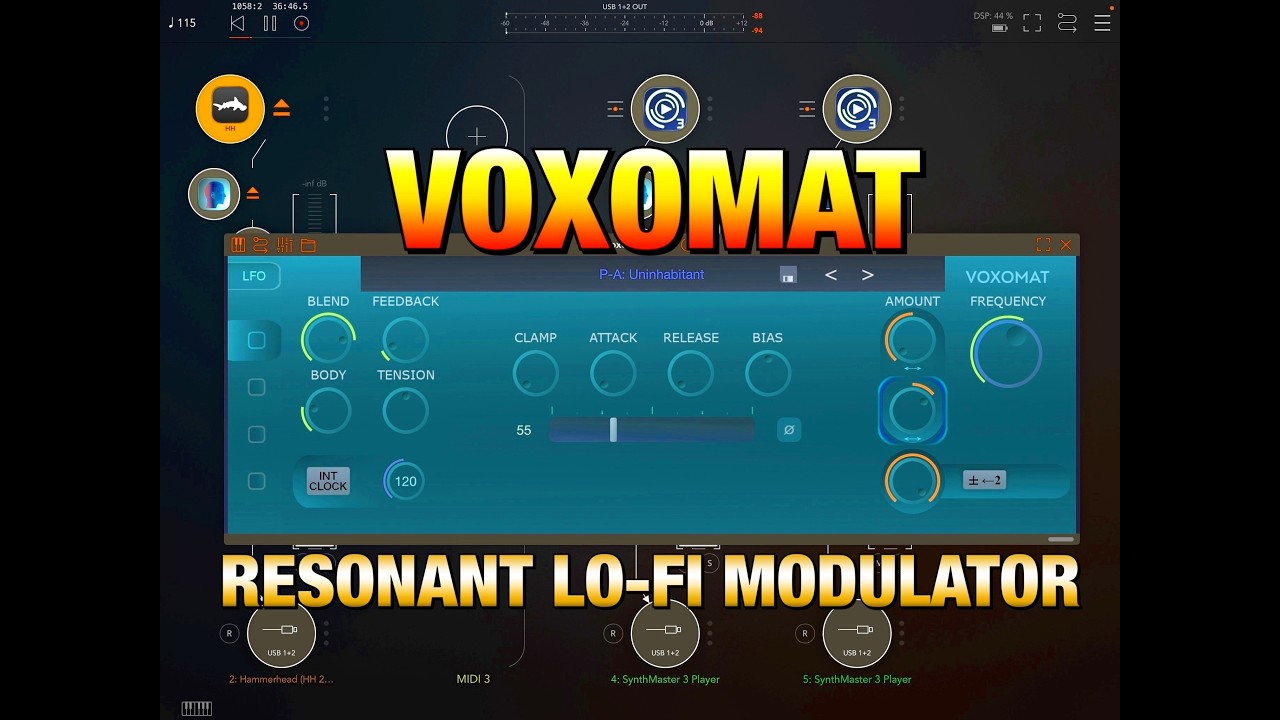 VOXOMAT — Резонансный Lo-Fi модулятор — Демоверсия для iPad — Также доступно для iPhone