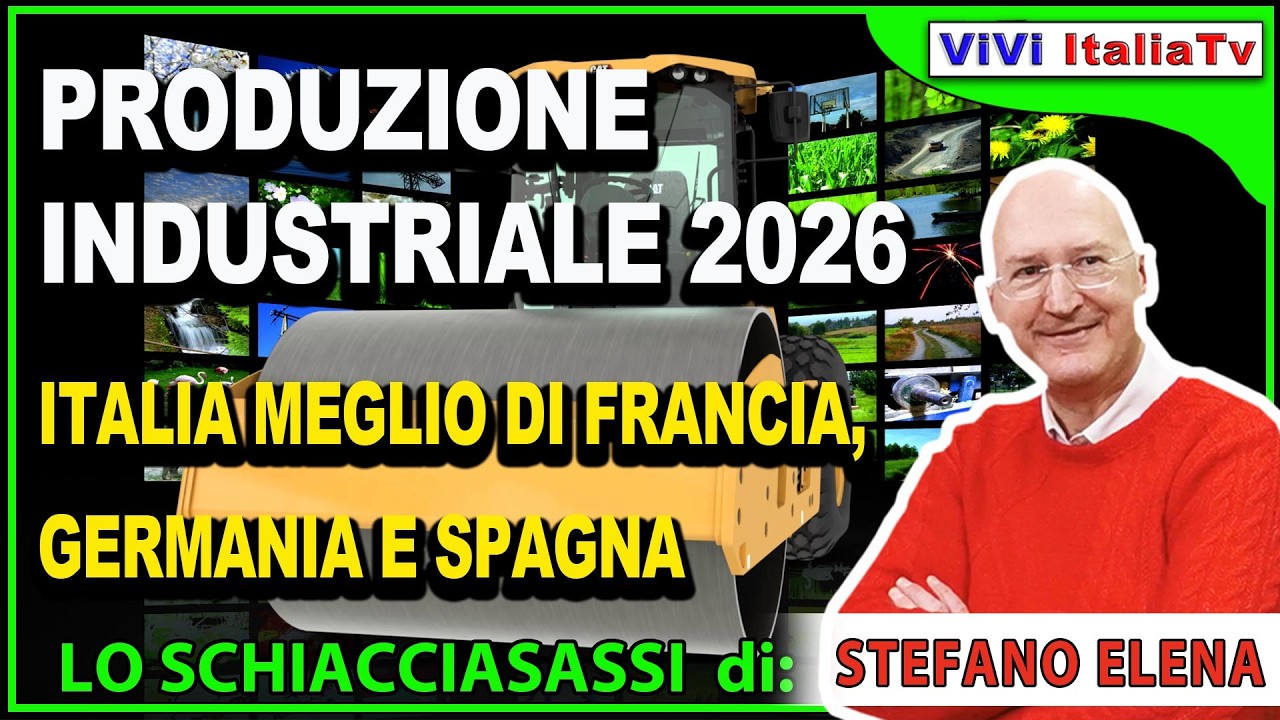 Produzione industriale italiana migliore tra le “grandi” Ue