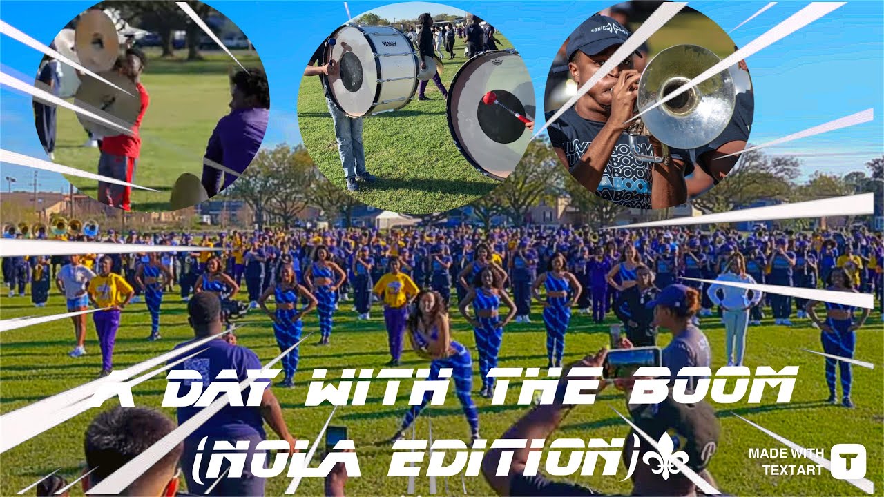 A DAY WITH THE BOOM(NOLA EDITION)⚜️💙🤍🔥