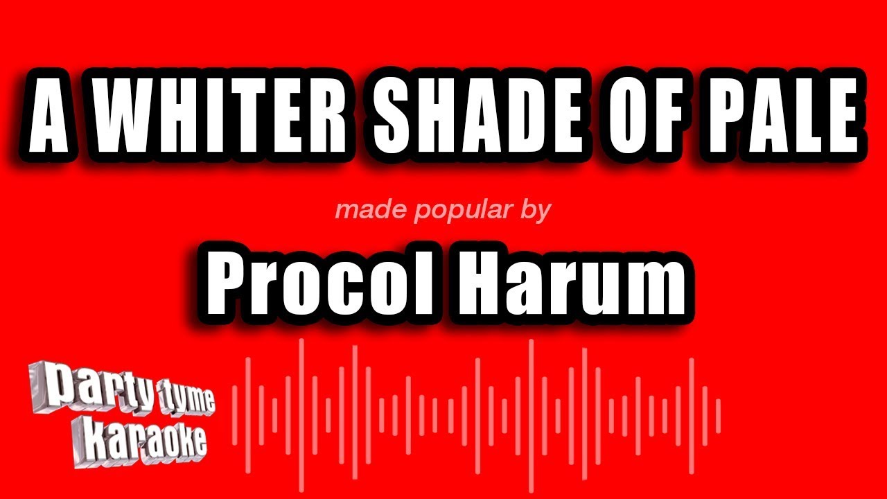 Procol Harum - A Whiter Shade of Pale (Karaoke Version)
