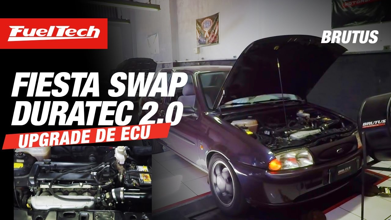 245HP ASPIRADO! Fiesta SWAP DURATEC 2.0 + @FuelTech