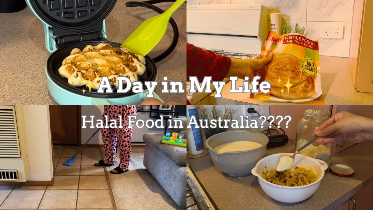 Is It Easy to Find Halal Food in Australia? || Pakistani in Australia 🇵🇰🇦🇺 || Homemade Waffles 🧇 