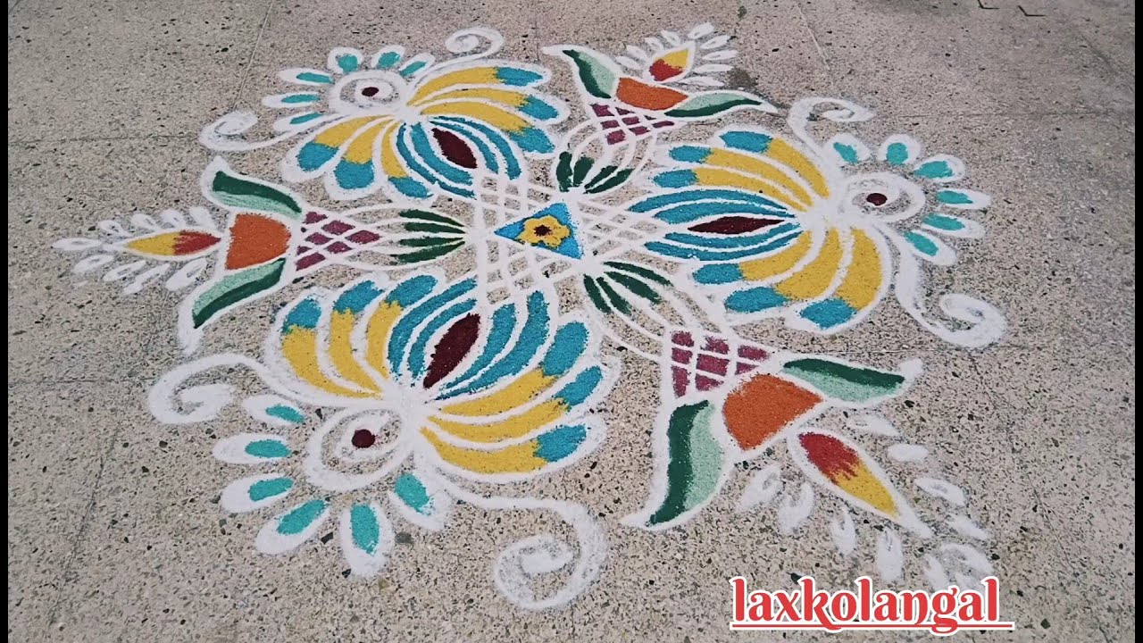 🌼 பொங்கல் கோலம் 🌼 மார்கழி கோலம் 🌼 laxkolangal 🌼 Flower rangoli 🌼 sankranthi mugglu 🌼🌼