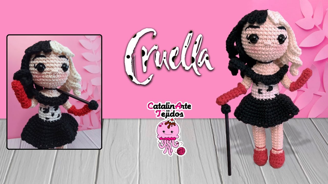 Cruella amigurumi Fanart | CatalinArte Tejidos