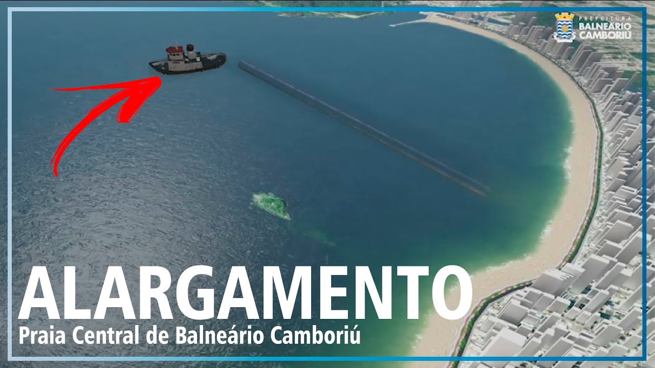 Entenda o Processo de Alargamento da Praia Central de Balneário Camboriú