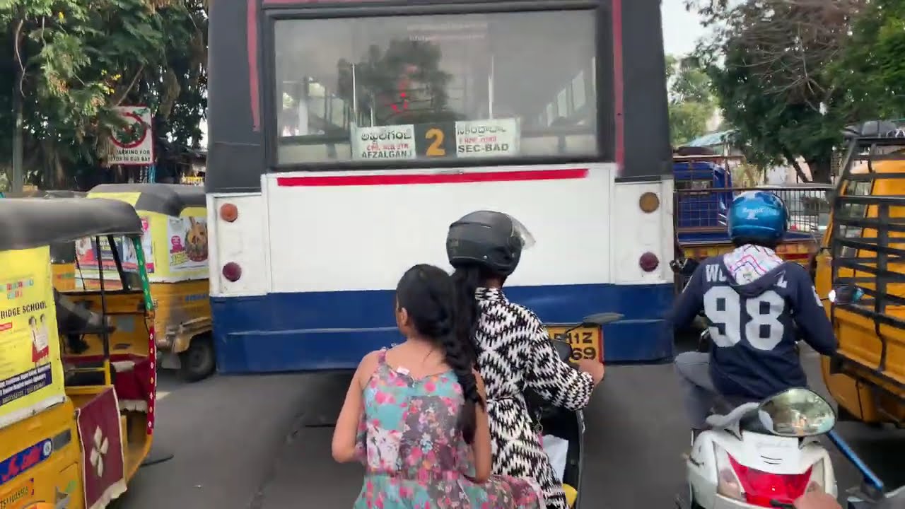 Abids Road, Koti to Sultan Dhabi Road, Moghalpura | Hyderabad City Drive 14 June 2025