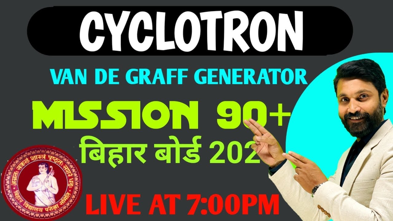 CYCLOTRON| MODEL PAPER 2024| MODEL PAPER SOLUTION| BIHAR BOARD 2024| PHYSICS MODEL PAPER SOLUTION