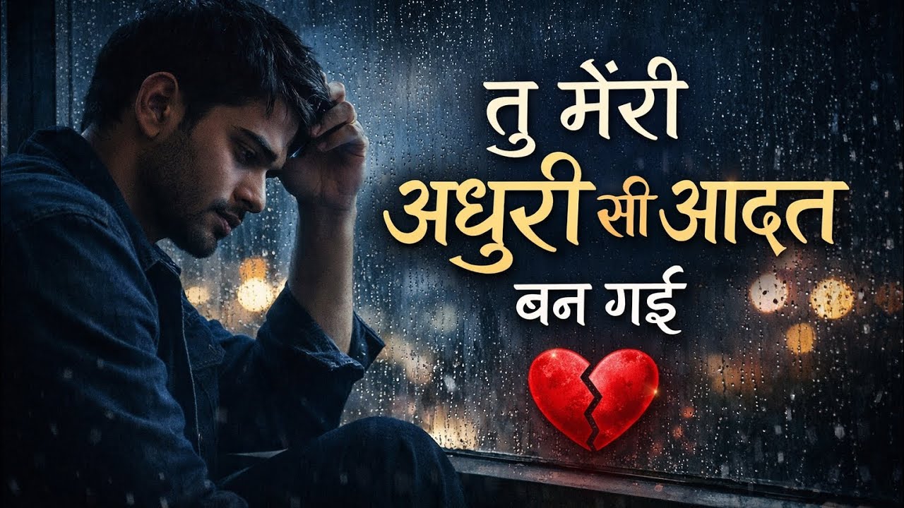 अधूरी सी आदत | Original Hindi Romantic Song | Emotional AI Music | Ehsaas Music Studio