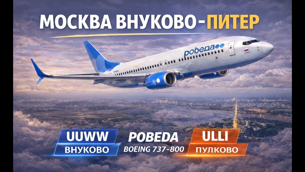 UUWW-ULLI (Москва-Питер) DP-204 | MSFS2020