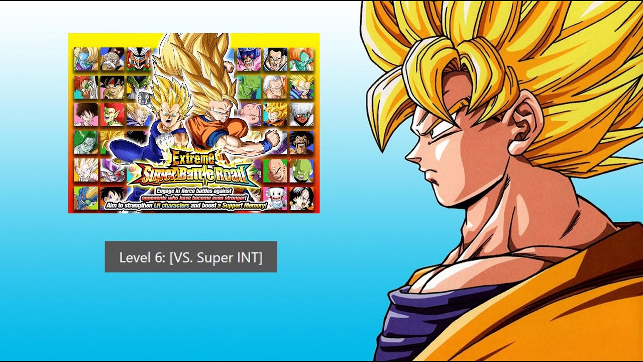 DBZ Dokkan Battle! EXTREME Super Battle Road Stage 6 Vs  Super INT! Using AOE PHY Cell As A Leader!