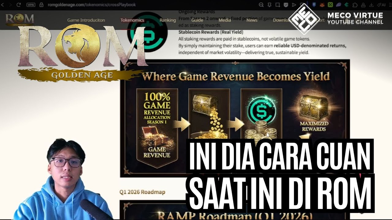 Bahas Detil Cara Cuan Tokenomics ROM Golden Age Di CROSS [ Mobile / PC]