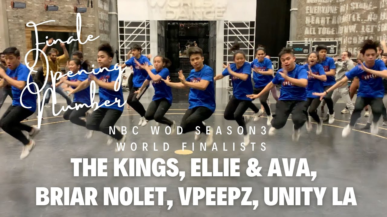 MY HOLLYWOOD EXPERIENCE | Backstage Rehearsal | Finalists Opening Number | NBCWorld of Dance Season3