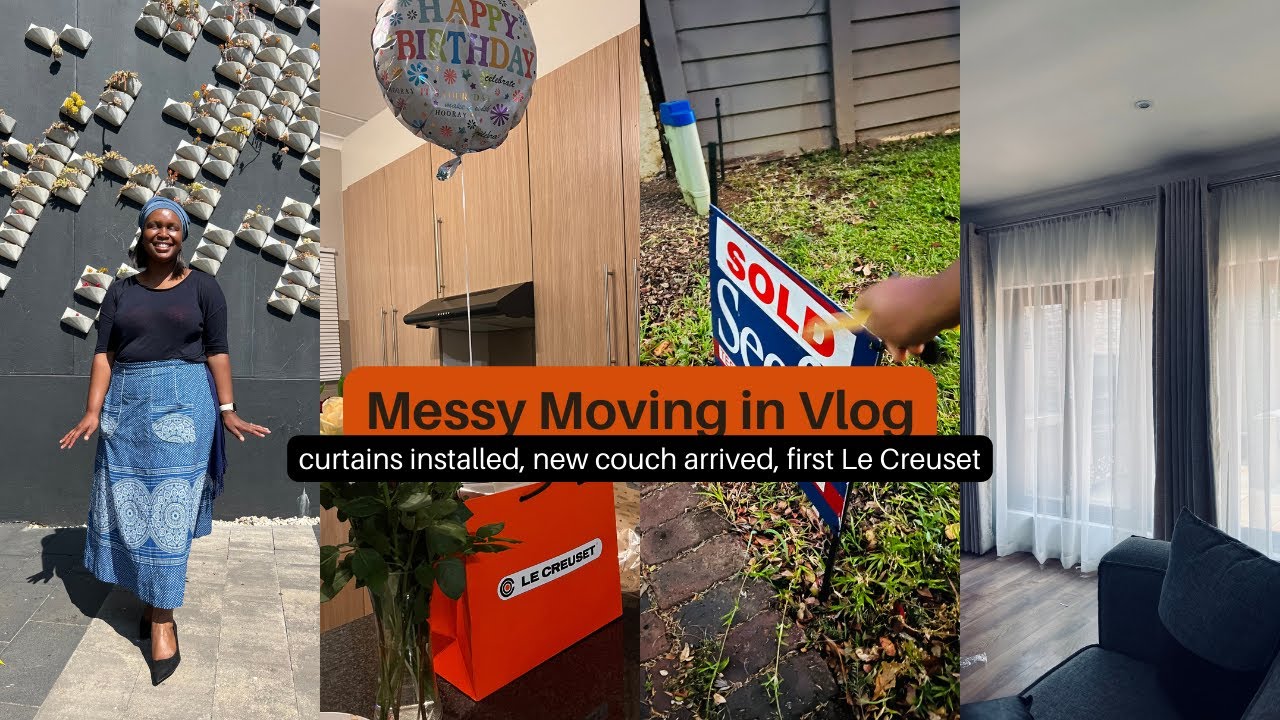 Messy Moving Vlog : I turned 30, unboxing my first Le Creuset, My mom is in town