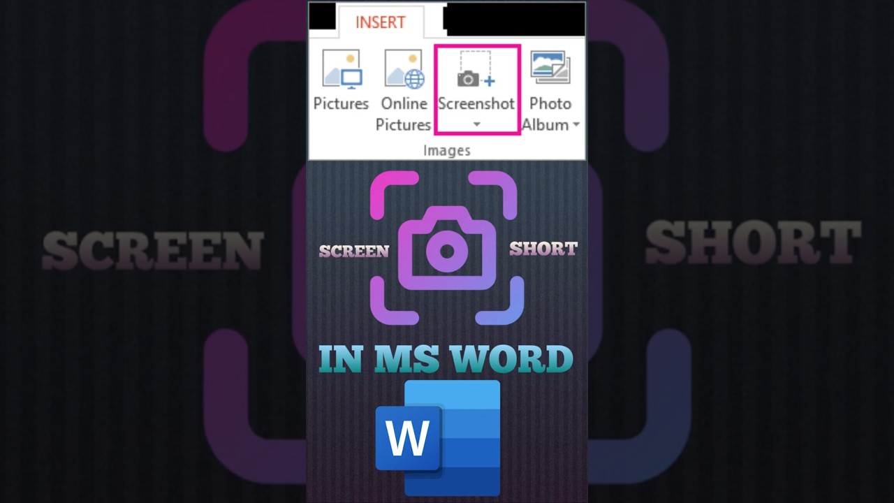 How to Screenshot in MS Word | How to Crop Screenshot in MS Word 2025 @PCMobileOfficial