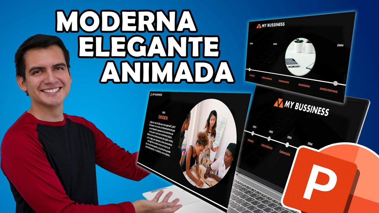 La LINEA DE TIEMPO más ELEGANTE que verás en PowerPoint!! 😎