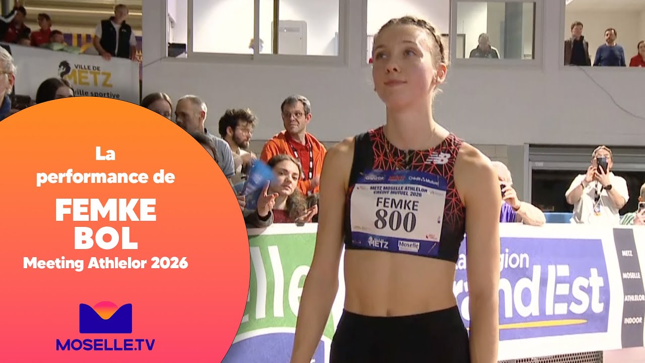 La première performance de Femke Bol sur 800m au Meeting Metz Moselle Athlélor