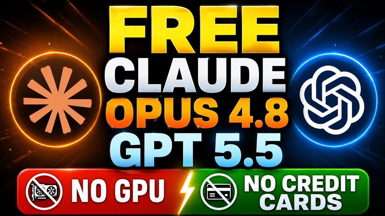 Бесплатный Claude Opus 4.8, GPT 5.5 и другие, без GPU и кредитных карт
