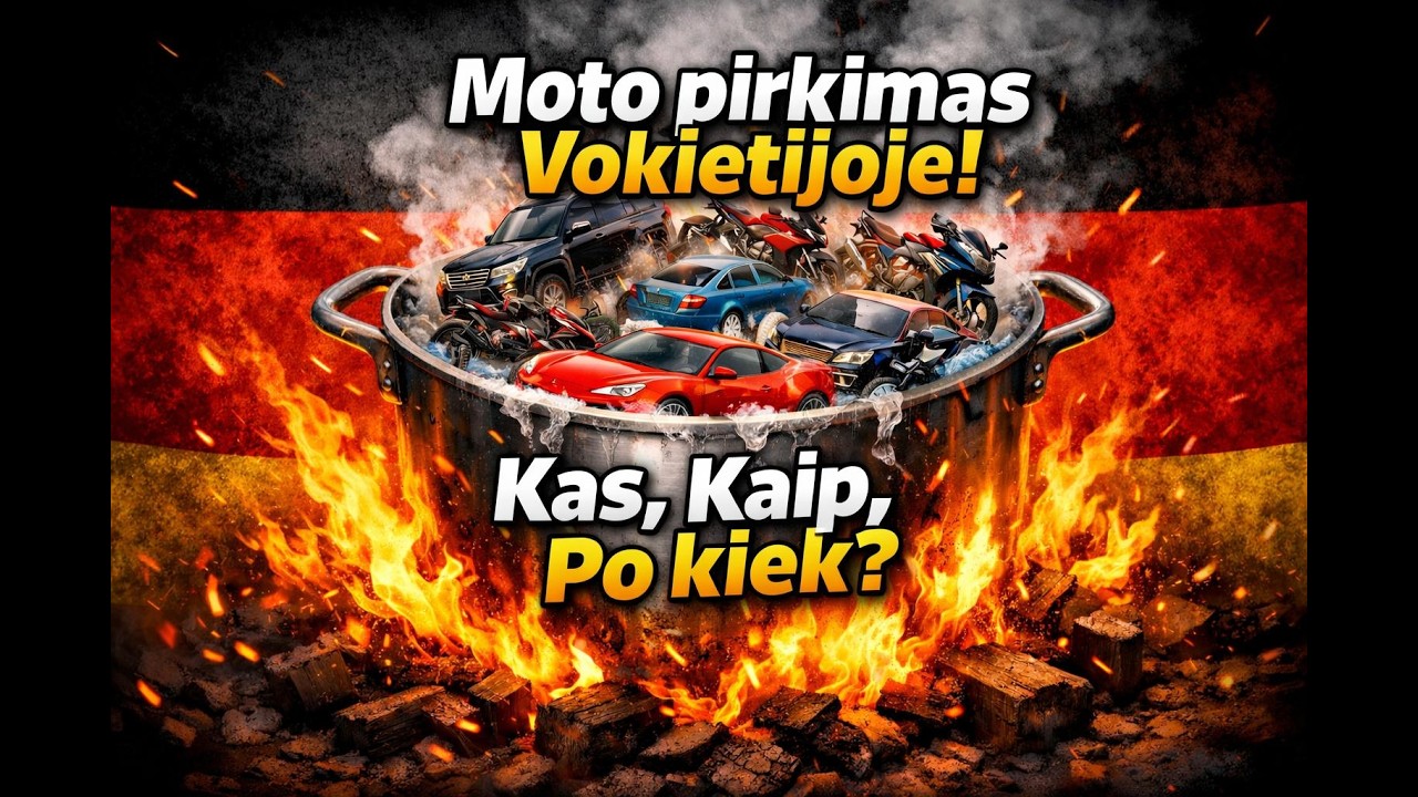 AR verta pirkti motociklą Vokietijoje? Kiek uždirbta rinkoje iki 1000e?