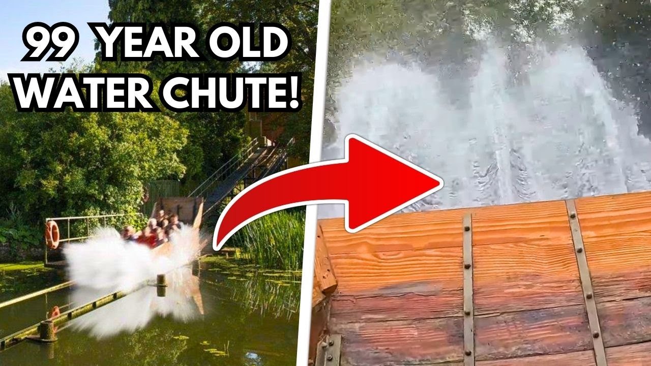 Water Chute 4K On Ride POV - Wicksteed Park