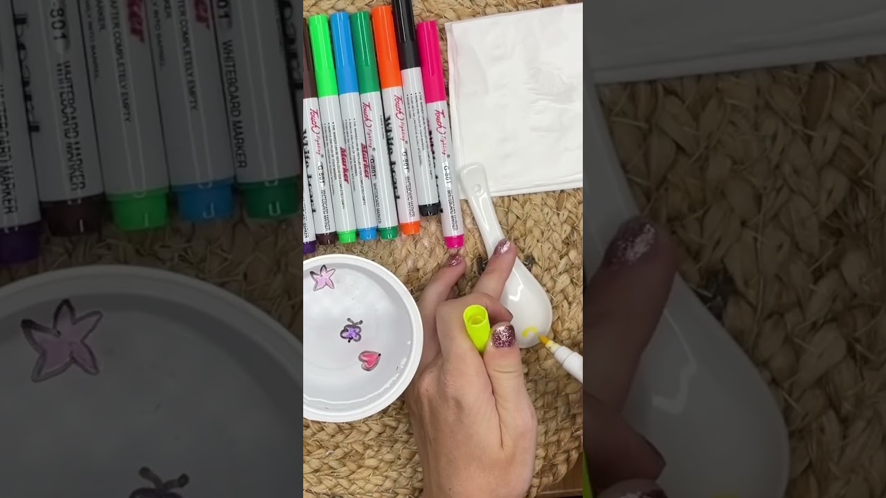 DIY magische Wasserstifte Wassermalerei magic water pens color craft painting white board marker