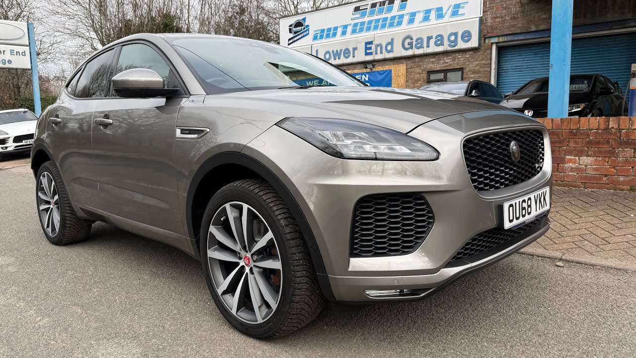 A walk around our 2018 Jaguar E-Pace 2.0 R-Dynamic HSE D AWD Silver 5 Door SUV Automatic Diesel