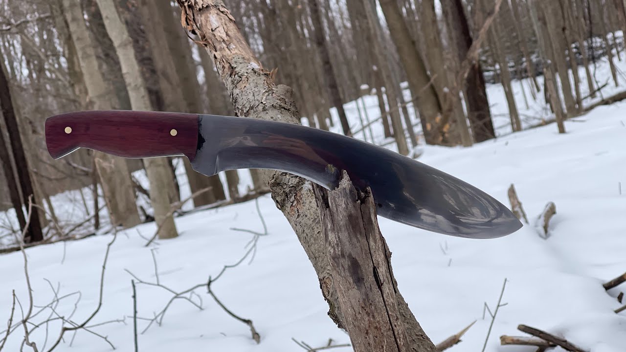 Making a kukri from a leaf spring