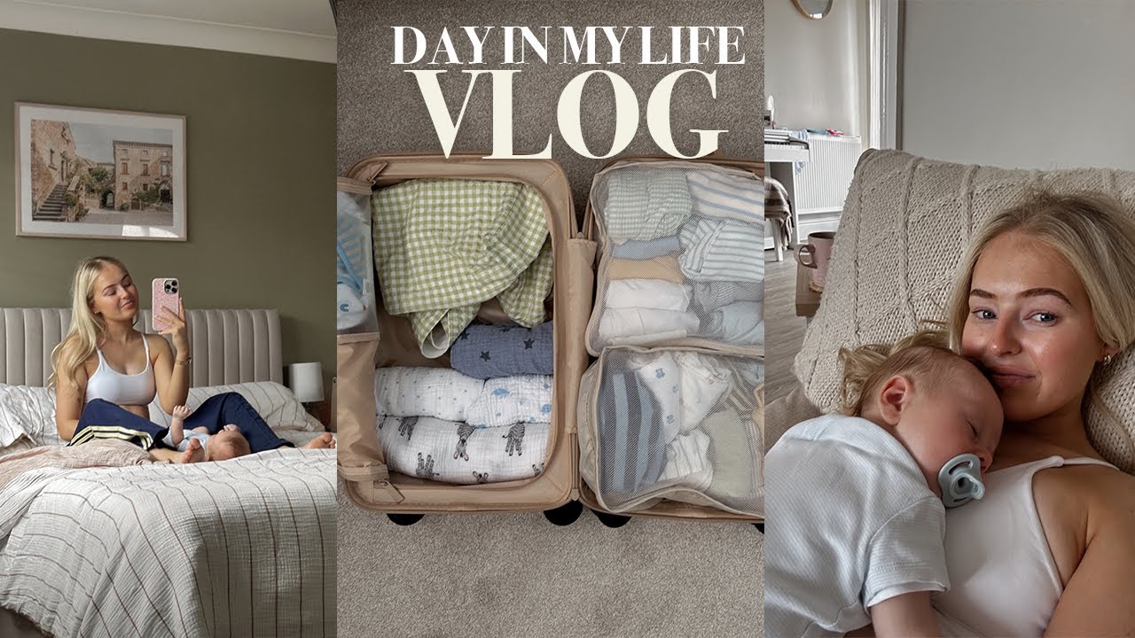 SPEND THE DAY WITH ME | Holiday packing + current make up faves 