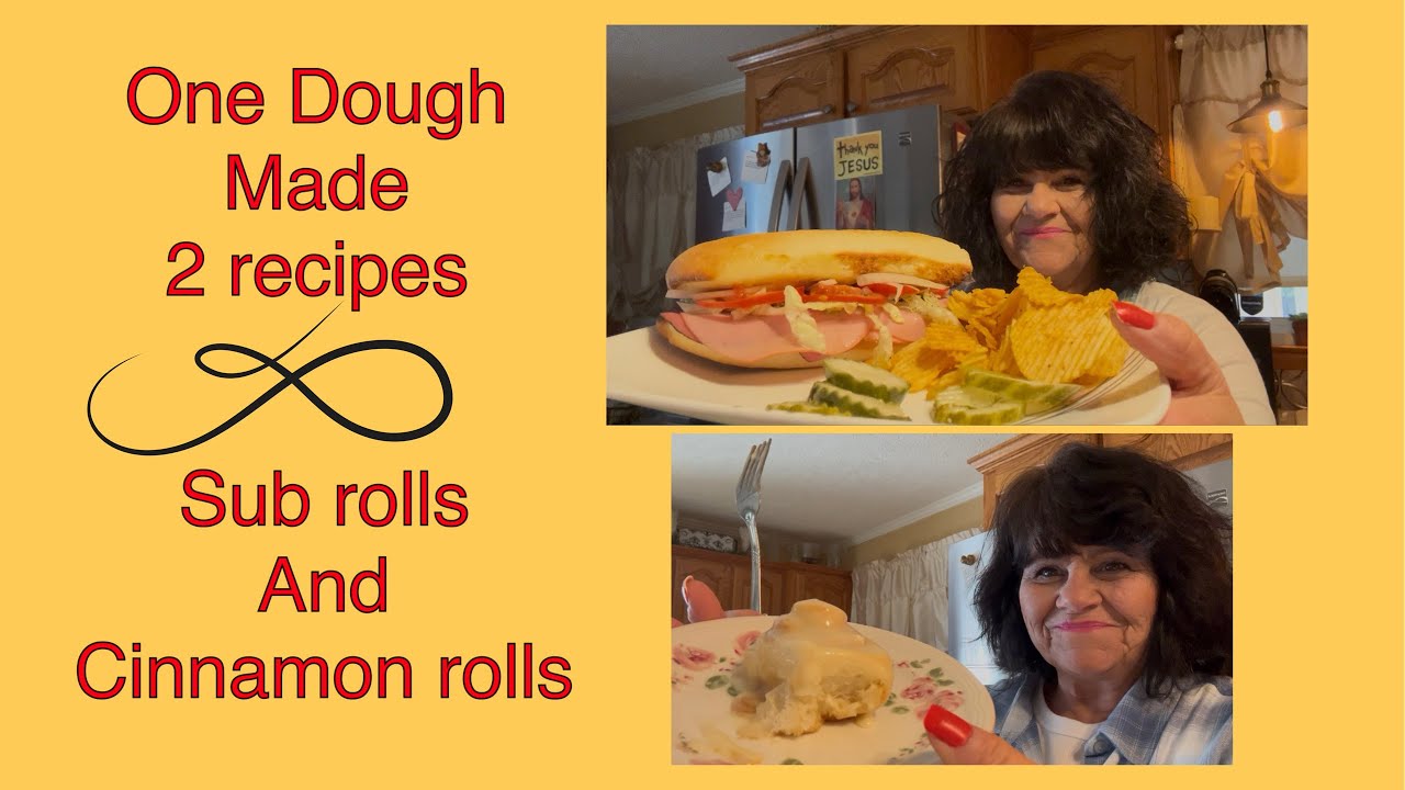 Submarine sandwiches/The BEST Cinnamon Rolls- using the same dough! 