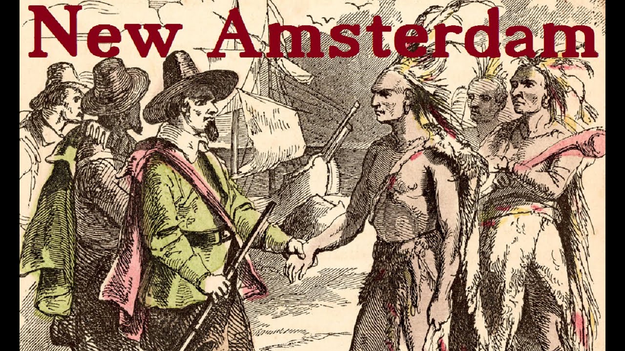 Нью-Йорк (1609-1789) Колониальный Манхэттен Нью-Йорк Новый Амстердам Голландская колония Новые Ни...