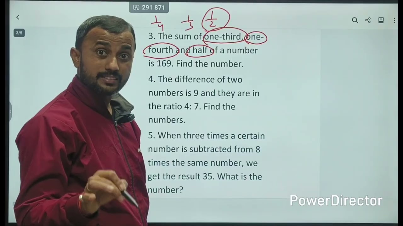 Class -8th,| ( part-4) | Linear Equations in one variable  | ex:- 8.3 | by MATH WALE ASHWANI SIR