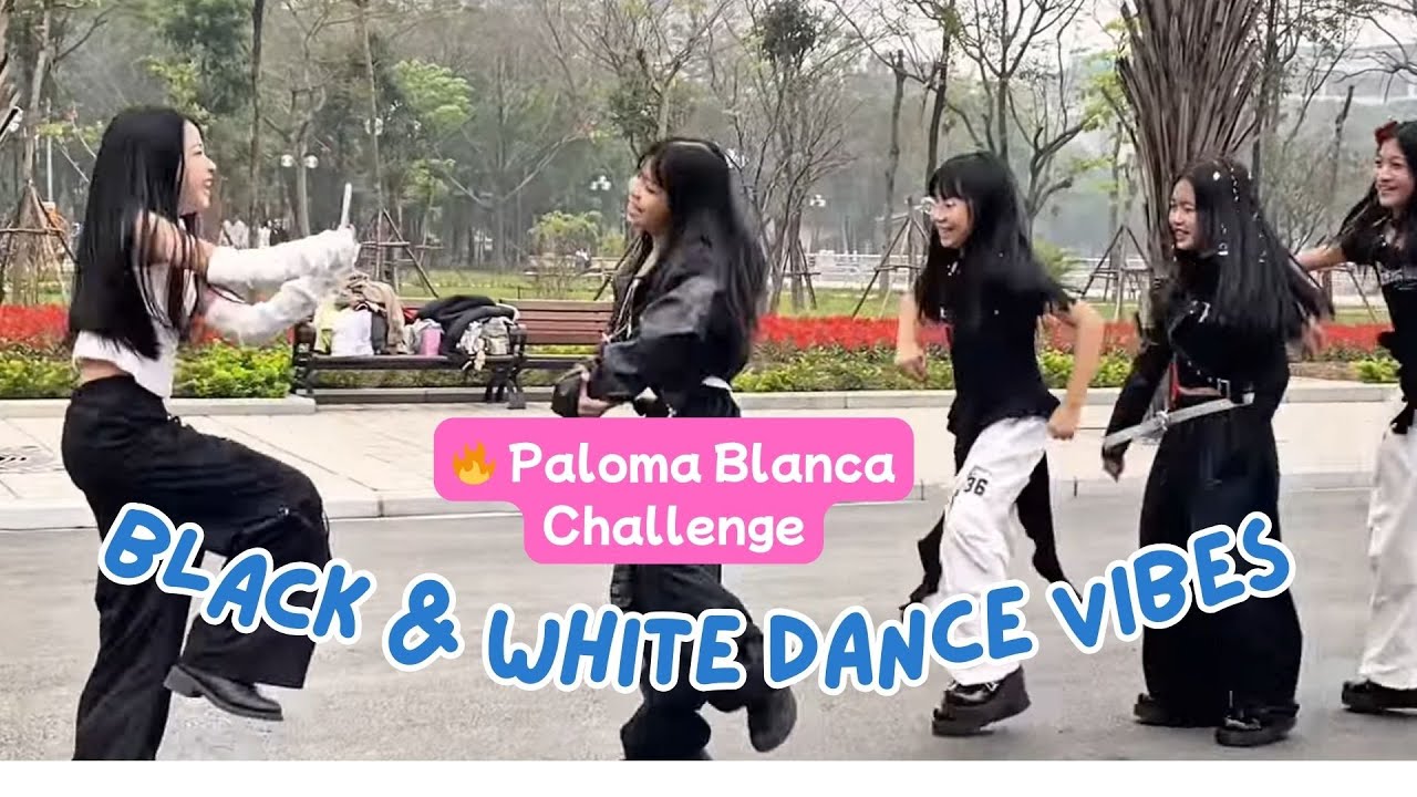 🔥 Paloma Blanca Challenge | Black & White Dance Vibes 🖤🤍
