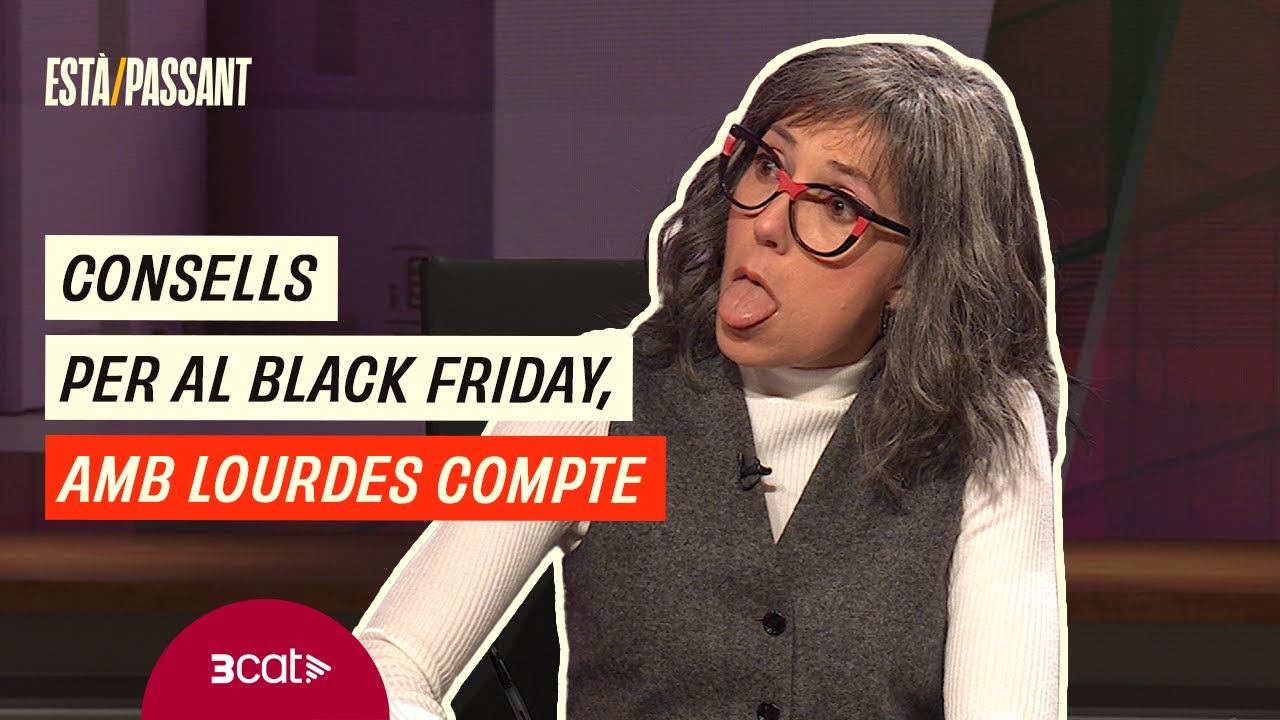 Consells per a un consum responsable durant el Black Friday, amb Lourdes Compte