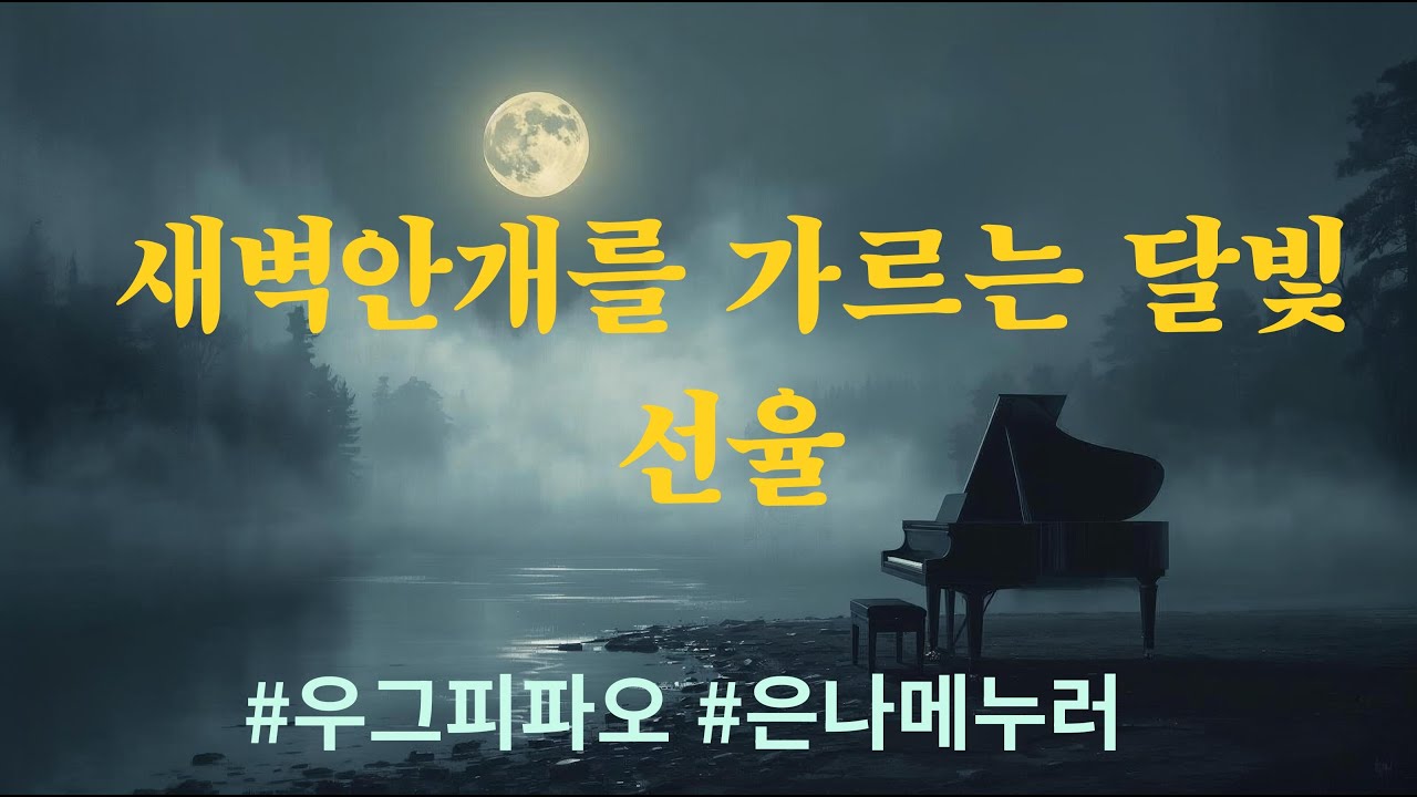 새벽 안개를 가르는 달빛 선율- 명상과 치유를 위한 피아노